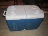 Rubbermaid Blue rolling cooler