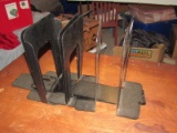 3 Sets metal bookends