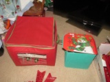 Fabric Ornament Storage Boxes