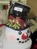 Certified International Ceramic Snowman Cookie Jar