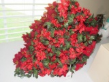 Poinsettia Christmas decoration lot