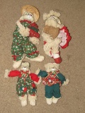 4 House of Lloyd Christmas rabbits