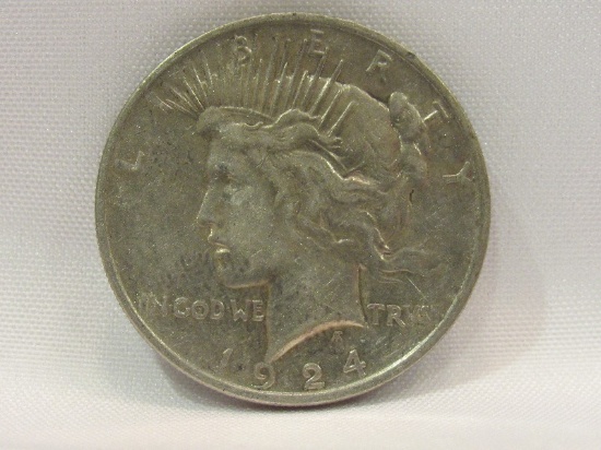 1924 Liberty Peace Dollar No Mint Mark