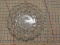 Indiana Glass Hobnail Pattern Clear Glass 11 1/4' Round 15 Egg & Relish Tray Bead Edge