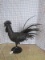Tall Black Metal Lawn rooster
