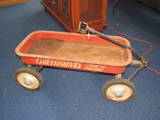Hamilton Grey Hound Ball Bearing Red Wagon