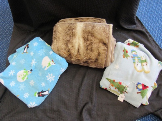 Fleece Blanket Lot