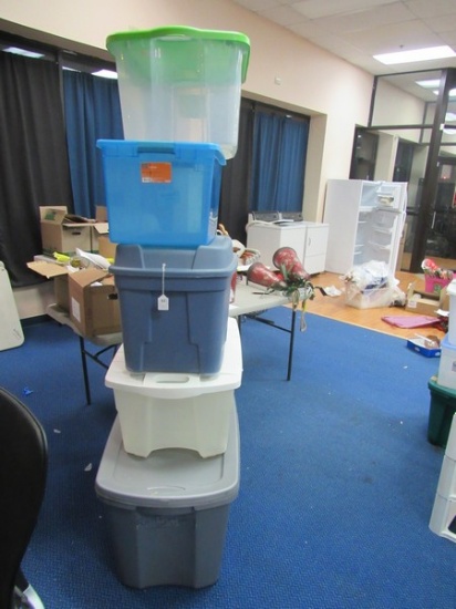 Plastic Bin Lot