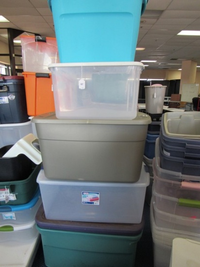 Plastic Bin Lot