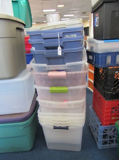 Plastic Bin Lot