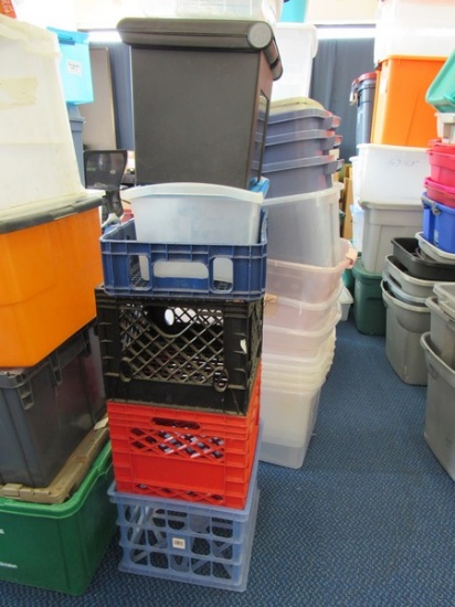 Plastic Bin Lot