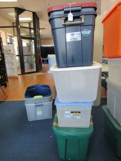 Plastic Bin Lot