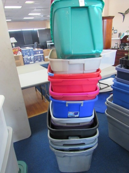 Plastic Bin Lot