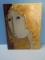 Contemporary Stylized Original Artwork On Board Based on Marian Model Portrait on Wood