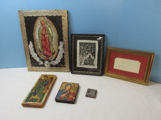 Religious Art Collection Icon Our Lady of Guadalupe 12" x 16" Plaque