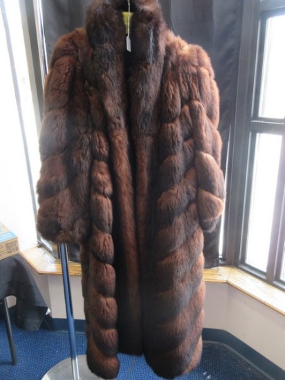Stunning Full Length Boho Glam Fluffy Ombre Fur