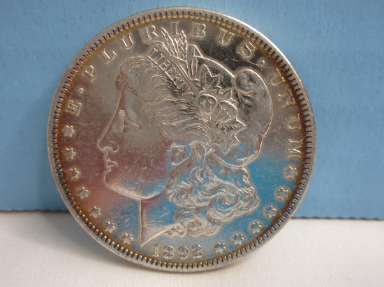 Early 1892-O Morgan Silver Dollar Coin New Orleans Mint Composition 90% Silver