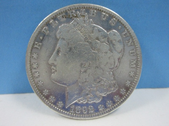 1892-S Early Morgan Silver Dollar Coin San Francisco Mint Composition 90% Silver