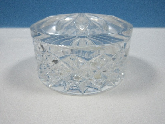 Waterford Crystal 2001 Round 2 pc. Keepsake Box In Original Box NIB
