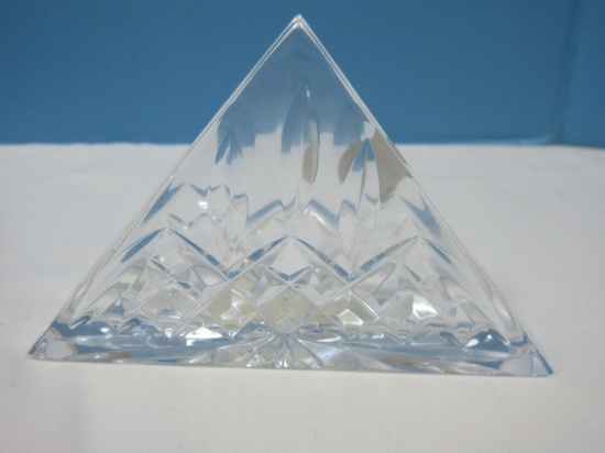 Waterford Crystal Lismore Pattern Letter Holder In Original Box