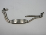 Frostner Sterling ID Bracelet Engraved 