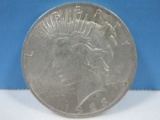 1923 Early Peace Silver Dollar Philadelphia No Mint Mark 90% Silver