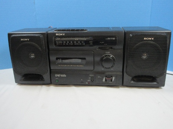 Sony Boom Box CFS-1025 Radio Cassette Recorder Portable System
