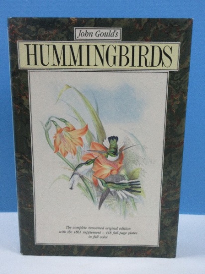John Gould's Hummingbirds Coffee Table Book 1990 features 418 full page Plates in Full Color