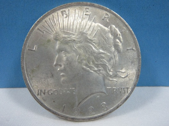 1923 Early Peace Silver Dollar Philadelphia No Mint Mark 90% Silver