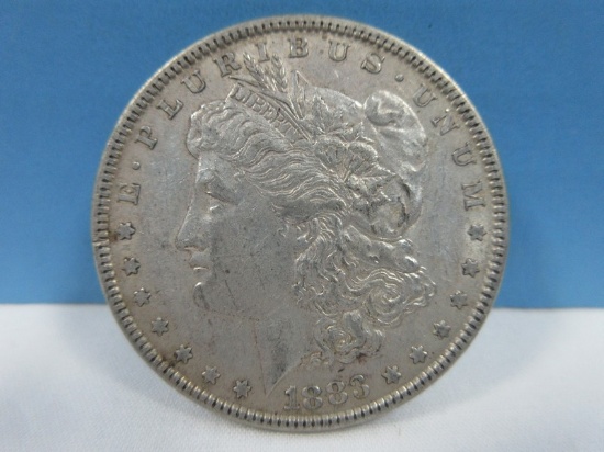 1883 Early Morgan Silver Dollar Philadelphia No Mint Mark 90% Silver