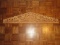India Arts Beautiful Shesham Wood Carving Wall Ornament Birds Scroll Foliage & Berries