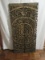 2 Large Carved Prestigious Traditional Design Wood Medallion Design Panes