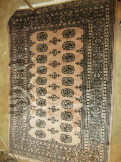 Le Genuine Hand Knotted Bokhara Pattern Wool Carpets 100% Wool Pile Made in Pakistan
