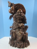 Large Hand Carved Wooden Asian Figure 25