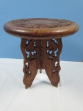 Round Traditional India Carved 10