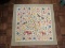Ten Thousand Villages 100% Cotton Needlework Tree of Life Wall Tapestry Tassel Accents