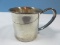 Lunt Sterling Silver Baby Cup #112.     55G+-                2 3/8