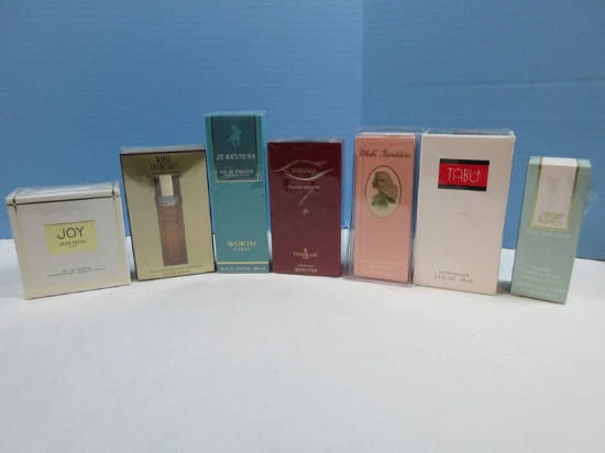 Collection 7 Women's Fragrances White Shoulders, Joy Spray, White Diamonds, Samsara Spray..