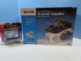 Vector Thermo-Electric travel Cooler & Warmer 9 Liter/12 Cans 2.38 Gallon Capacity w/Travel?