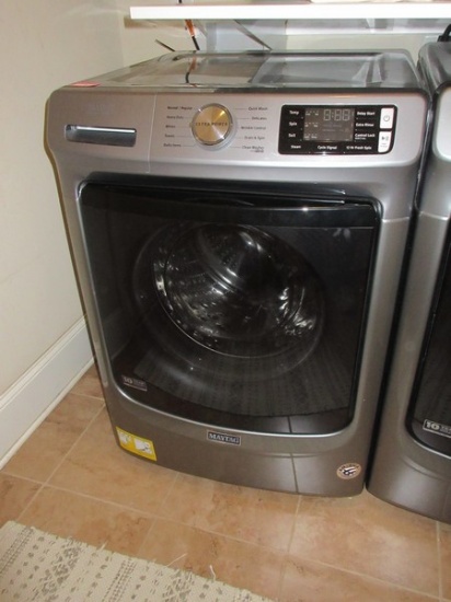 Like New Maytag Commercial Technology Front Load Washer w/ Extra Power 12 Hour Fresh Spin