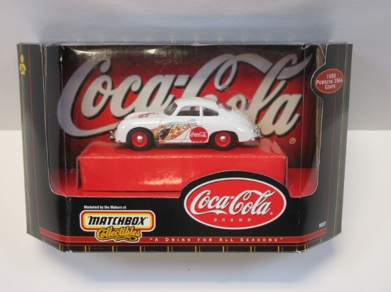 Coca-Cola Brand Matchbox Collectibles 1958 Porsche 356A Coupe 1:43 Scale NIB