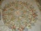 Machine Made Giant Dahlia Pattern Summer Quilt. 88