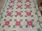 Handmade Beautiful Rose of Sharon Applique Quilt by Florence Cutright Dec. 1961