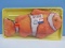 Novelty Fish Clown Hot Mitt in Supermarket Tray w/Label & Shrink Wrapped