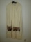 Lady's Feather Lite Coat Finest Merino 100% Pure Wool w/Fur Accent Scarf.  Size none, no label