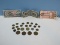 Collection Foreign Coins & Paper Money 1965 Series BAV Banco De Mexico 10 Currency, 1960?.