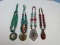 4 Lady's Chunky Statement Beaded Necklaces w/Ornately Embellished Pendants Traditional?