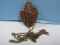 Necklace India Mosaic Perfume Oil Bottle Coral Circular Design