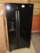Black Whirlpool Side X Side Refrigerator Freezer 21 Cubic Ft. w/Ice Maker & Door Dispenser
