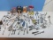 Lot Misc Silverplate/Stainless 18/8 & Other Flatware, Serving Pieces, Gold Plate Tableware, ?.